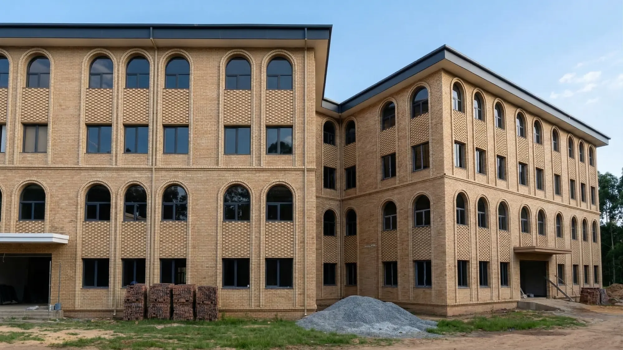 Modern framed windows with clean lines and bright natural light